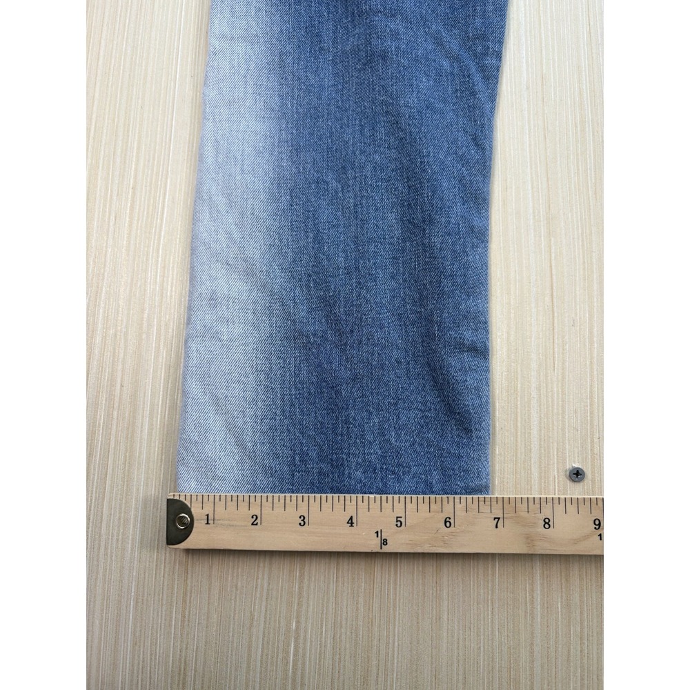 Levi's 312 Jeans Women's 36x30 Blue Denim Logo Pockets Straight Leg Zip Fly - Picture 3 of 3